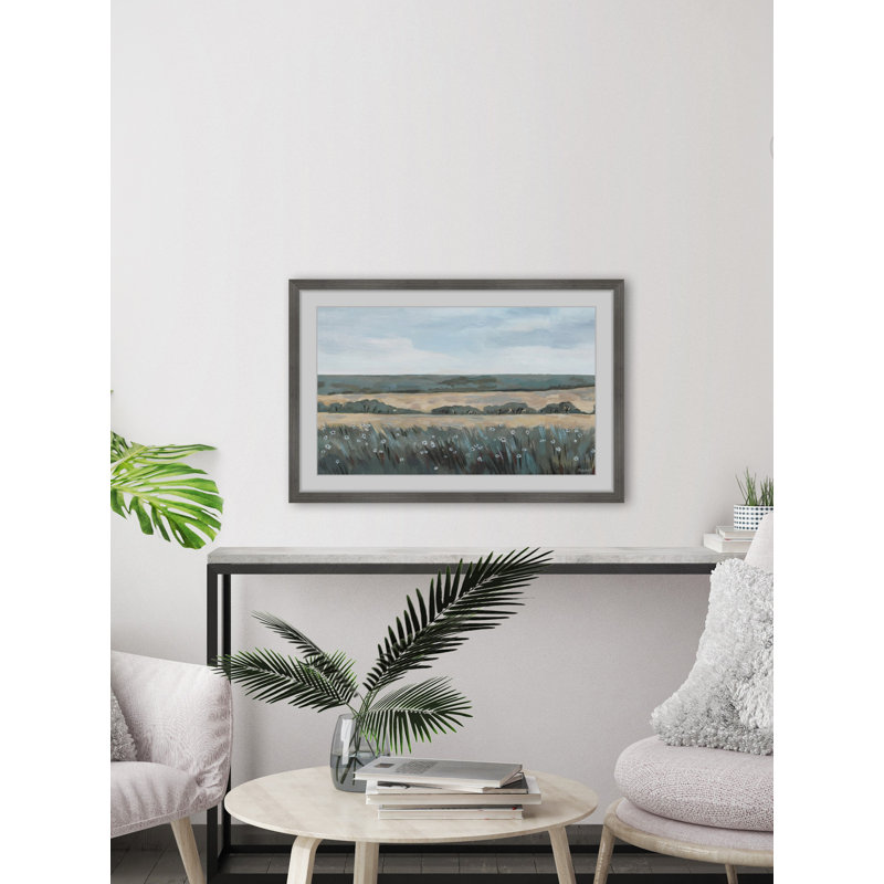 Walk in the Fields 1 Piece Single Picture Frame Painting, 20cm H x 30cm W