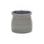 Pot à fleurs rond gris patiné 51 oz