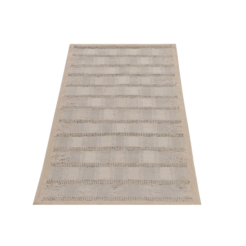 Scandinavian Wool Geometric Area Rug, Rectangle 10' x 14'