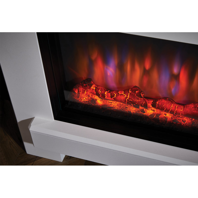 Eggleston Suncrest 116cm W White Electric Fireplace