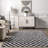 Dominique Abstract Checkered Fringe Area Rug-86514675