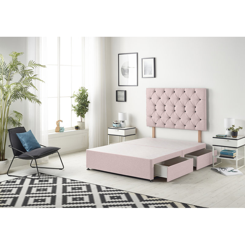 Copple Bed, Charcoal, Super King (6'), 4 Drawers