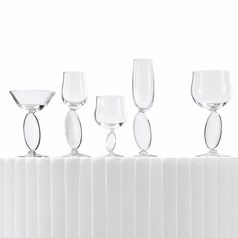 Omnia 5.07oz. Handmade Crystal Coupe Set
