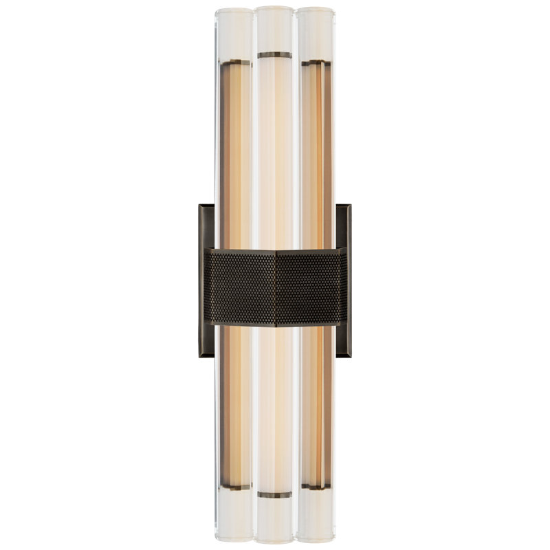 Fascio 1 - Light LED Armed Sconce, Bronze