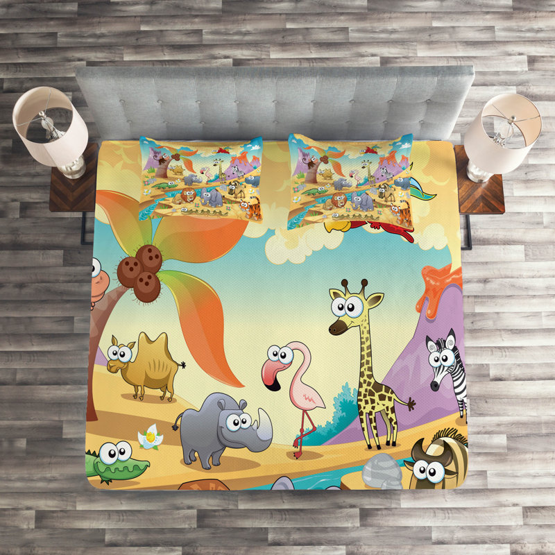 Polyester Coverlet, King Bedspread + 2 Shams