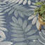 Tapis moderne bleu 3 pi 6 po x 5 pi 6 po Lakesha-677807268