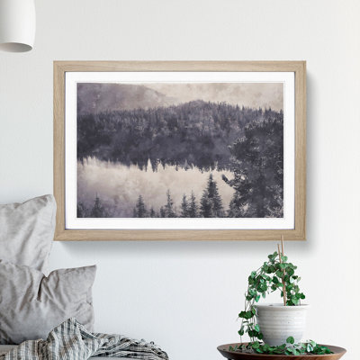 Forest and Lake Vol.2 - Framed Print