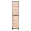 3 Panel Room Dividers And Folding Privacy Screen Natural Wooden Room Partitions 6Ft Wall Divider For Room Separation (Natural)