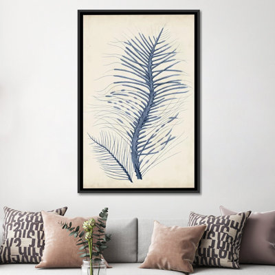 «Indigo Coral V», impression sur toile tendue