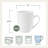 Fitz and Floyd Everyday White Beaded Mug