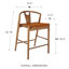 Tabouret de comptoir en cuir Ambra-102477740