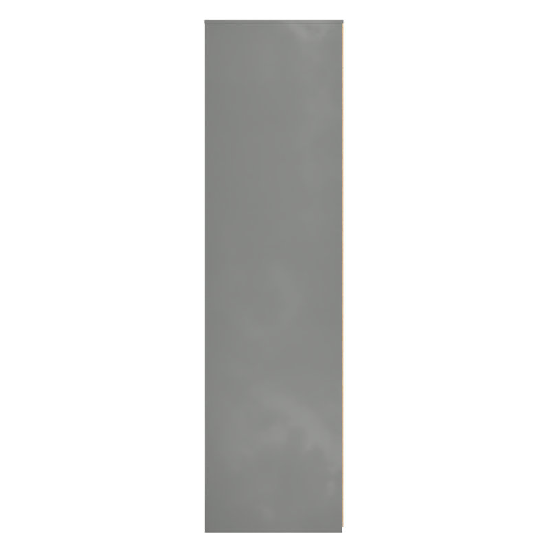 Bicknas Manufactured Wood Wardrobe, White/Grey