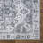 Washable Non-Slip Traditional Gray Rug for Entryway, Hallway, Bathroom, and Kitchen  - Joane-1398577545