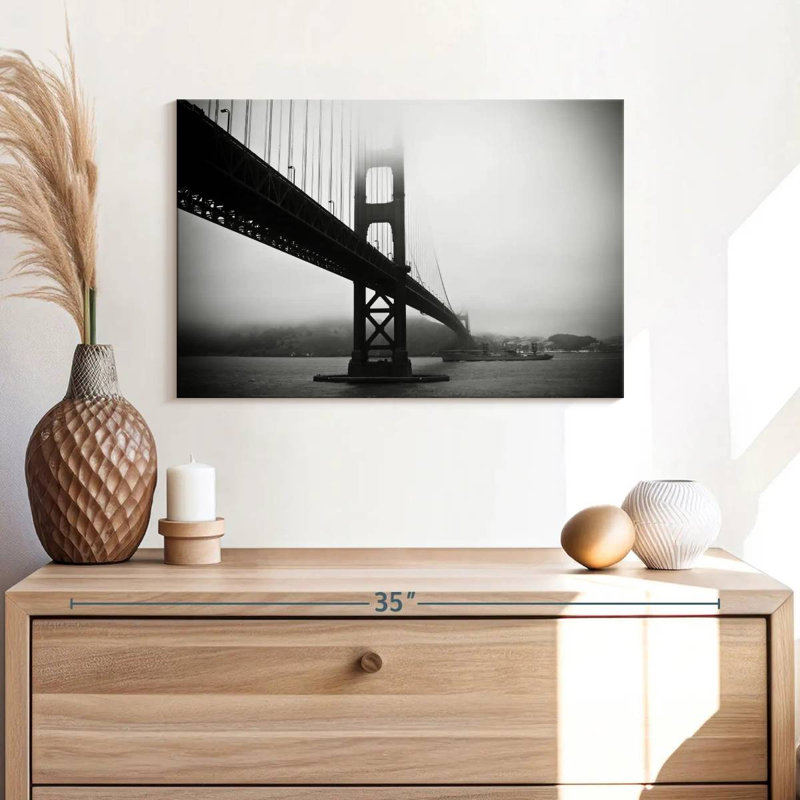Nicci Smoggy Golden Gate Bridge, H 32 po x l 48 po