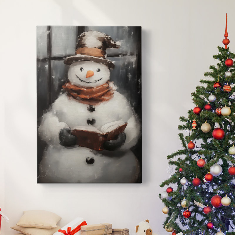 Art des Fêtes de Noël - Toile tendue avec châssis - Série 2-CXL, H 48 po x l 32 po