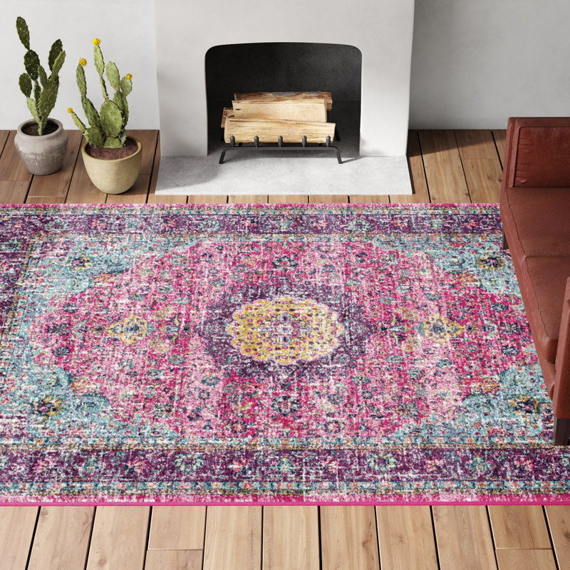 Goutam Oriental Area Rug, Rectangle 122 x 183cm