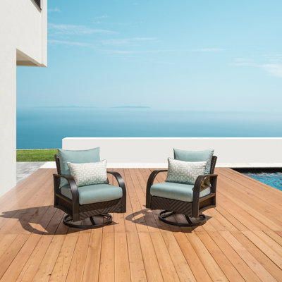 Chaise de patio en osier Kechia