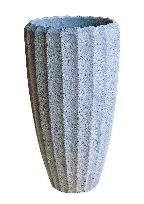 Natilynn Ceramic Pot Planter, White, 105cm H x 56cm W x 56cm D