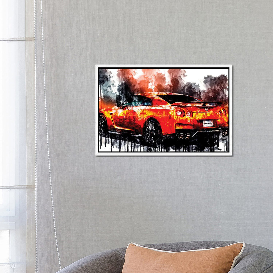 2017 Nissan GT R Fahrzeug CCXXIX von Sissy Angelastro - Galerie-Giclée auf Leinwand