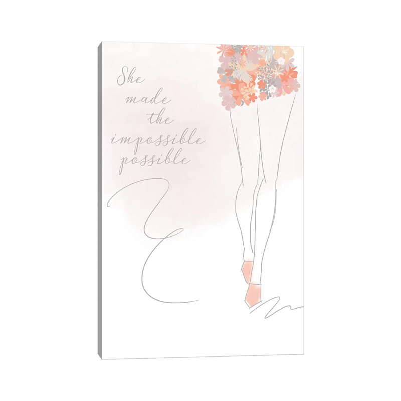 Impossibly Possible 1 Piece Wrapped Canvas Wall Art, 101.60cm H x 101.60cm W
