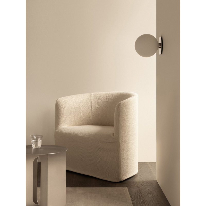 TR Bulb 1 - Light Armed Sconce, Brushed Brass