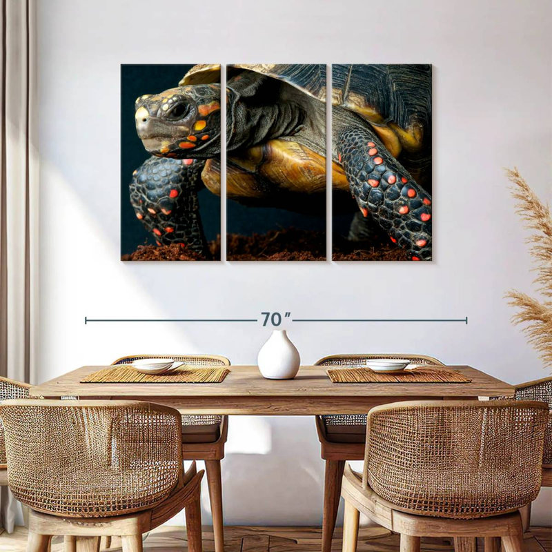 Brampt Amazon Red Footed Tortoise, 36" H x 57" W
