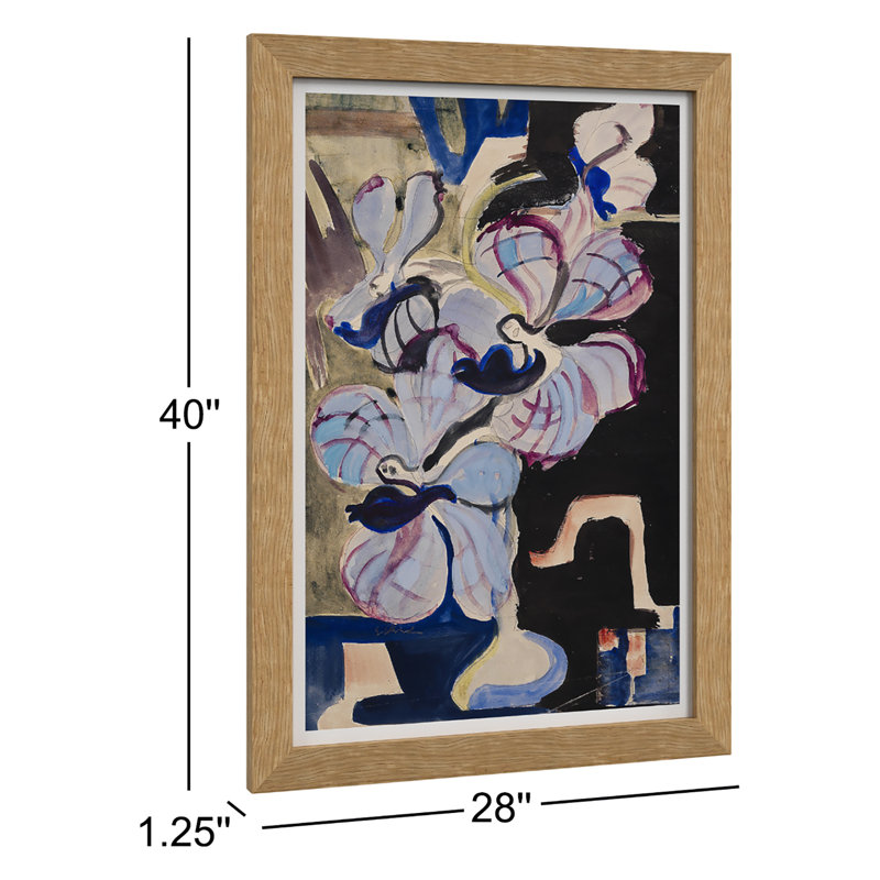 " Blue Flower Abstract " by Soicher Marin Archives