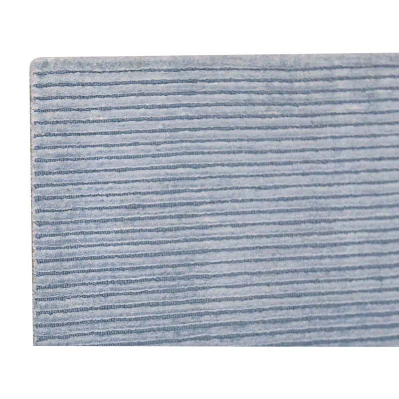 Striped Area Rug in Blue, Rectangle 4' x 6'