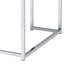 Table basse avec base en métal