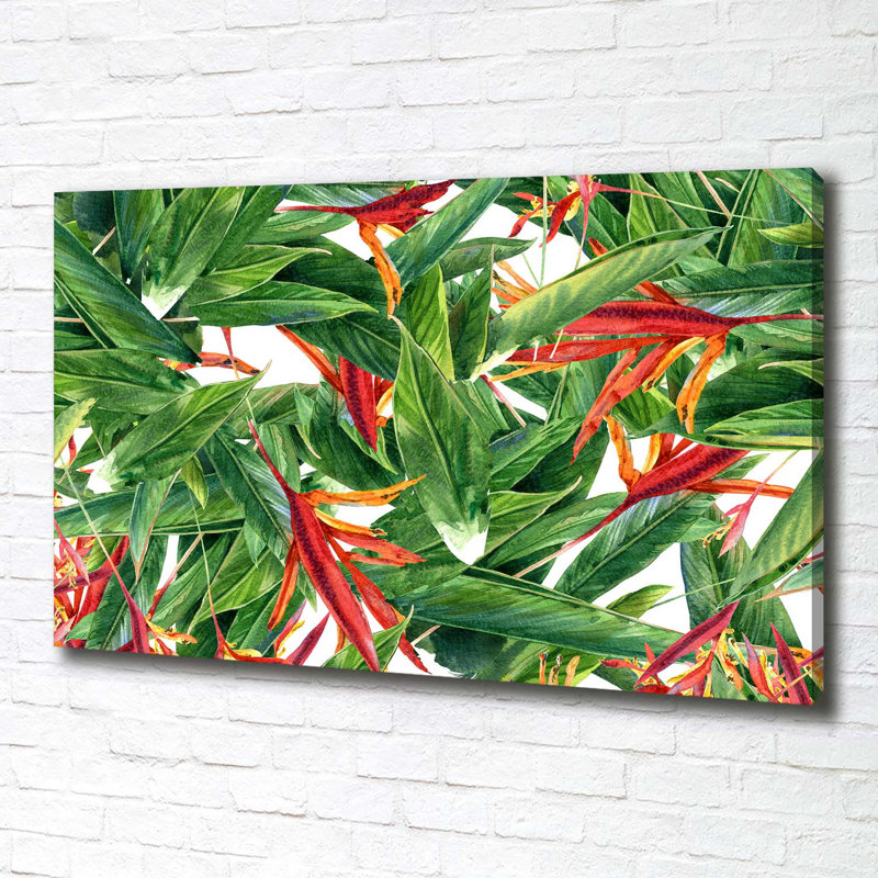 Floral Pattern - Wrapped Canvas Print