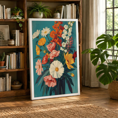 Abundant Blooms Botanical - Wrapped Canvas