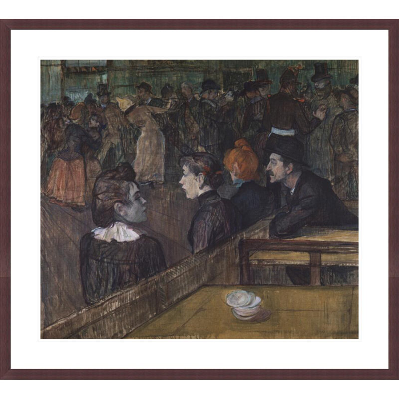 «Moulin de la Galette» par Henri de Toulouse-Lautrec, impression giclée encadrée, H 33,5 po x l 37,06 po