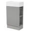 Meuble-lavabo 18,6 po avec lavabo, meuble-lavabo avec tablette à deux niveaux, orienté vers la gauche ou vers la droite-99926353