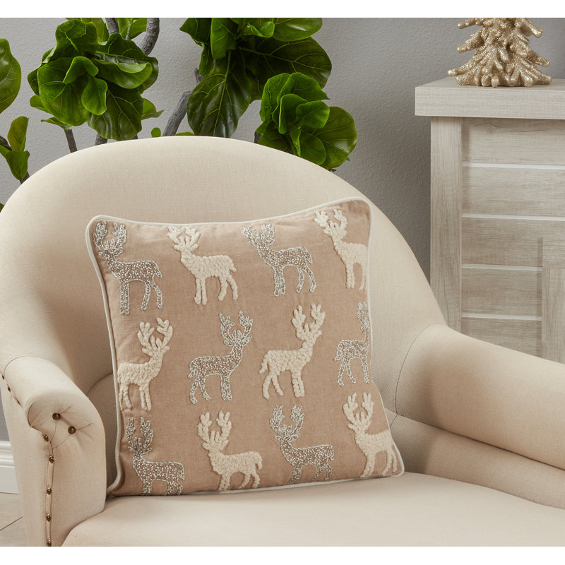 Celyn Collection Embroidered Cotton Pillow Cover