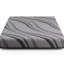 Matelas en mousse à mémoire de forme très grand - gris, mousse viscoélastique réactive grise haute densité, base