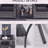 Outsunny Woven Rattan Edge Table, Outdoor Side Table with Storage Shelf, Aluminum Frame Square, Tempered Glass Top, Beach Color-1445234029