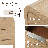 Beaucet 54"H Wood 5-Drawer Storage Chest