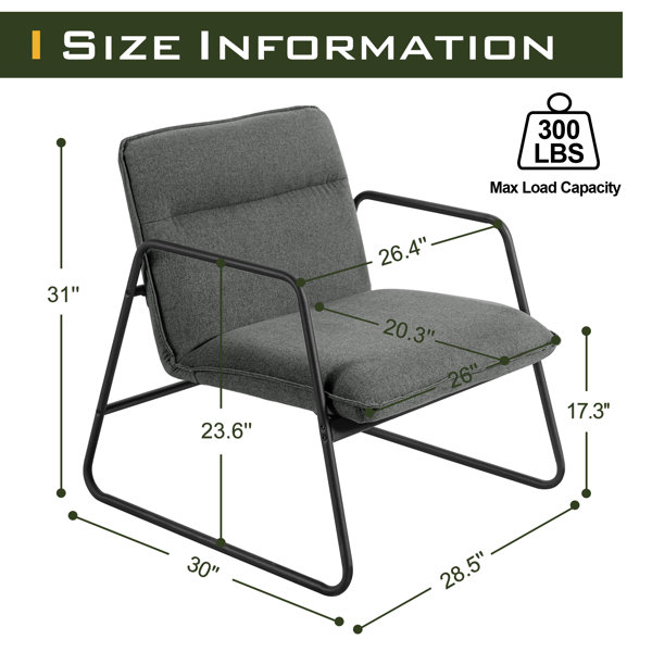 Ebern Designs Cutaio 30'' Wide Armchair - Wayfair Canada