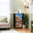 4 Drawer Dresser for Bedroom, Narrow Chest of Drawers, Wooden Top and Study Iron Frame 18"x37.5"-(WxH)