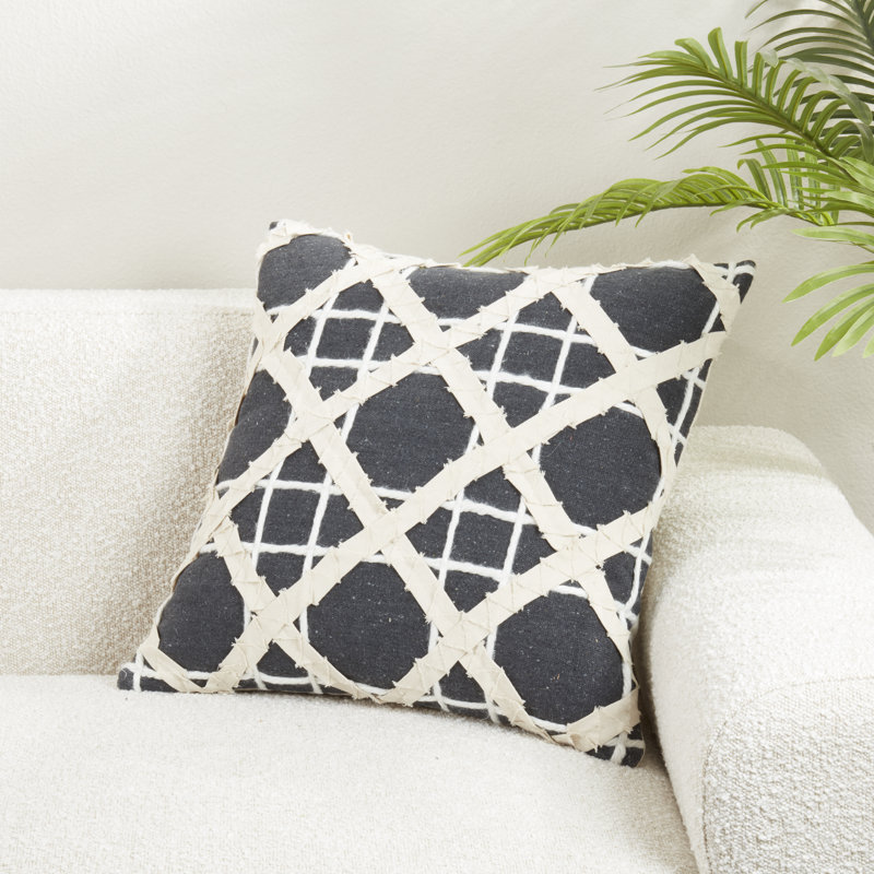 Housse de coussin Modern Cross Hatch, Sans insert de coussin