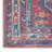 Machine Washable Southwestern Navy/Muted Red/Beige Area Rug-704982292