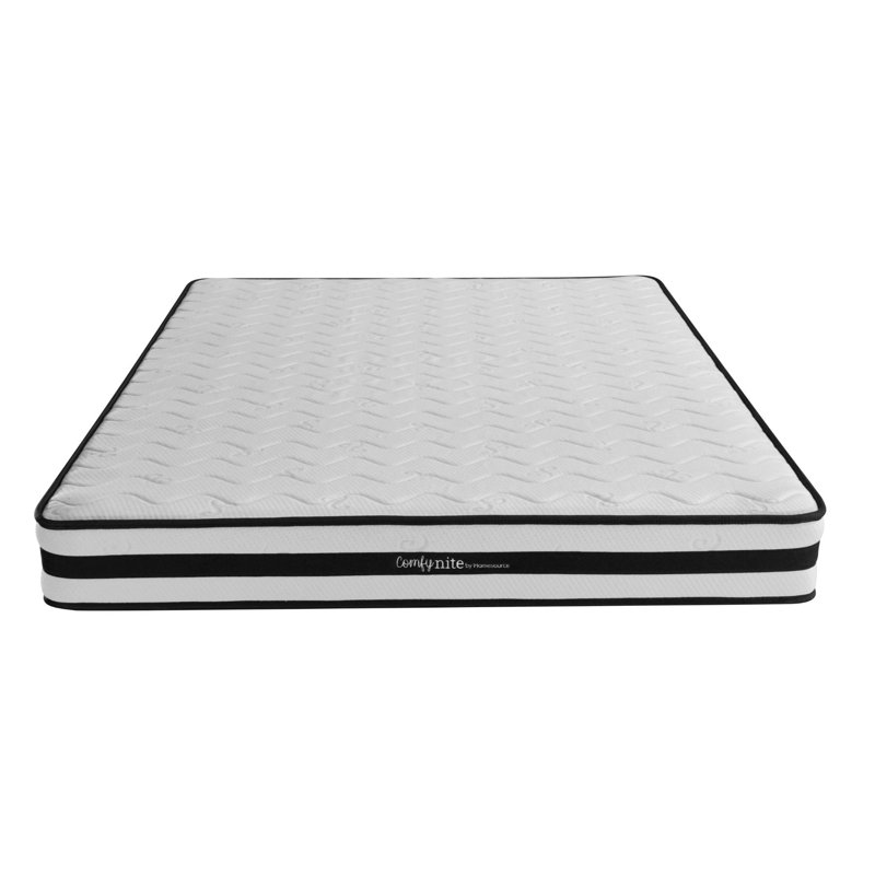 Orion Bonnell Coil System White Quilted Mattress Medium Firm, Small Double (4')