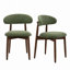 Chaise d'appoint rembourrée en bois massif-133229329-133229330