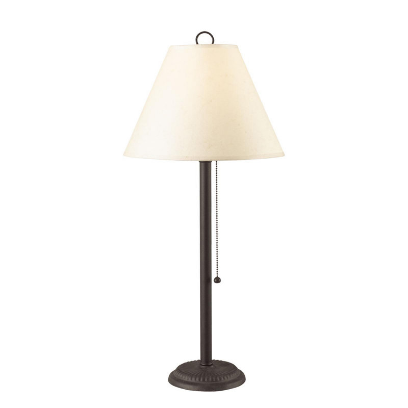Lampe de table noire 27,5 "