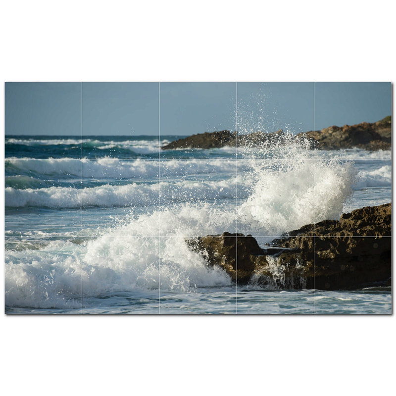 6'' x 6'' Satin Ceramic Decorative Mural