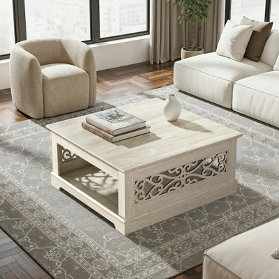 Table basse avec rangement Korbin