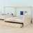 Canopy Bed with Storage Drawers-520123762-520123767