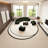Semi-circular curved light luxury negotiation sofa