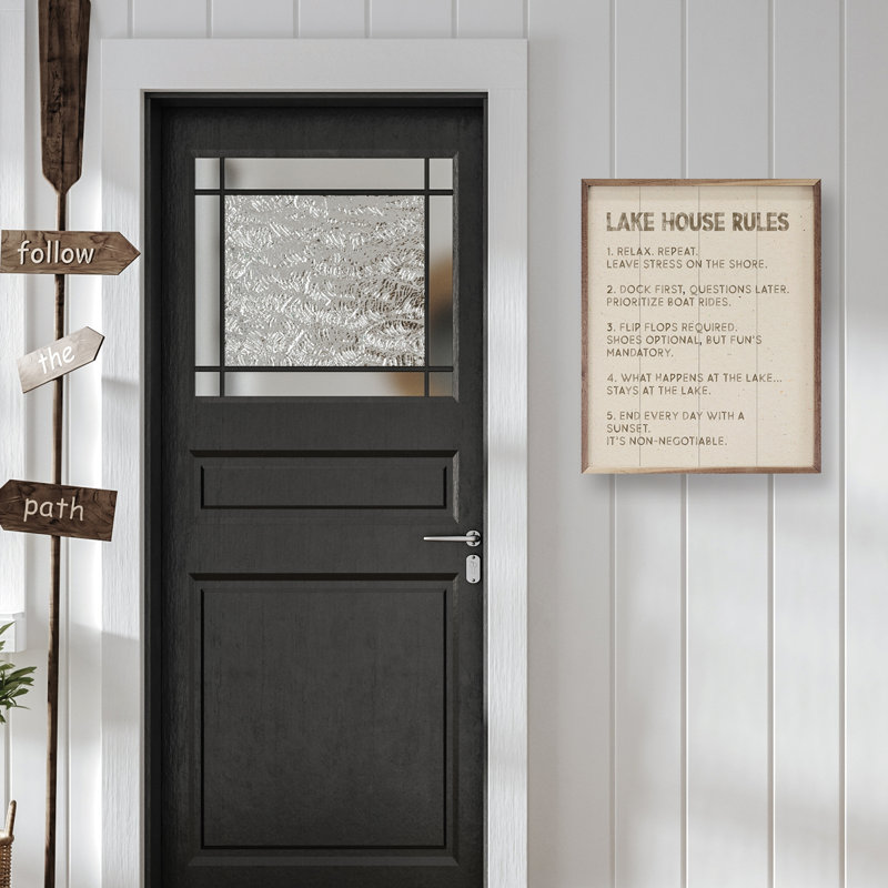 Finlay House Rules, 30" H x 24" W