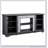 TV Media Stand with with Faux Stacked Stone Surround, Modern Entertainment Console with Open Storage Space, 58.31"W*15.39"D*26.06"H-579028820